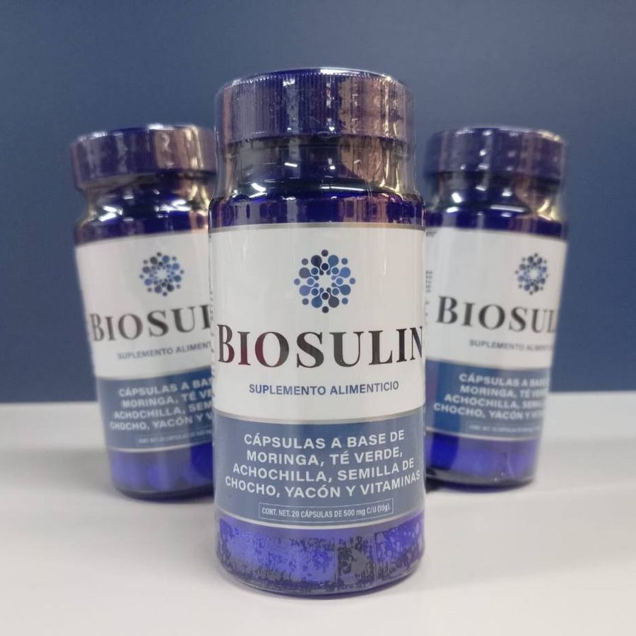 Biosulin 2 botes — para un mes de uso continuo