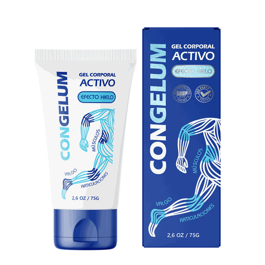 Congelum — tubo de gel corporal de 50 ml, efecto hielo