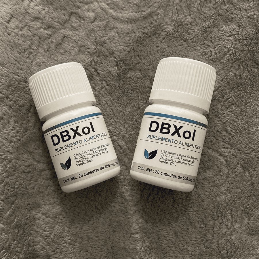 DBXol — bote de 20 cápsulas de 500 mg