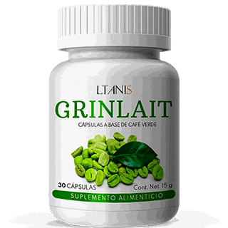 Grinlait — bote de 30 cápsulas de café verde